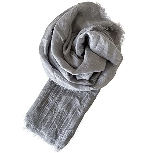 [JMARS] 大判 ストール 柔らかい 薄手 UV対策 シンプルな無地 冷え 日焼け対策 春/夏/...