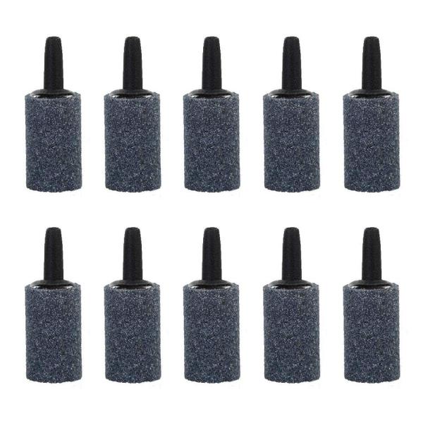 エアーストーン 25mm×15mm 10個入り 円筒形 いぶきエアーストーン 気泡ディフューザー 小...