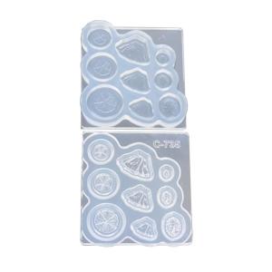 亀島商店 ソフトモールド ミニフルーツ3種 オレンジ・パイン・レーズン(極小) ホビー用ツール C-...