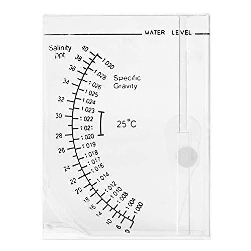 Entatial 塩分濃度計、塩分測定装置20-30℃塩分計海水プラスチック海水塩分計、珊瑚水槽海水...