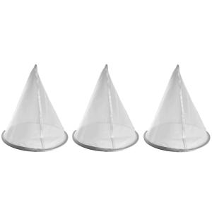 3個入り 濾過器 ハニーフィルターネット 養蜂用 ナイロンメッシュ 蜂蜜 蜜濾し 養蜂ツール ビーハ...