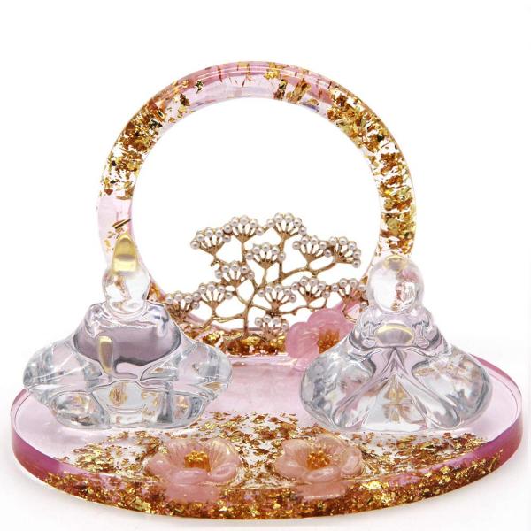 雛人形 ひな人形 お雛様 桃の節句 初節句 親王飾り コンパクト ミニチュア ギフト