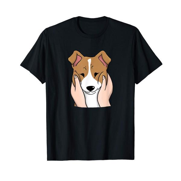 ぽっちゃり頬ジャック・ラッセル・テリア犬 Tシャツ