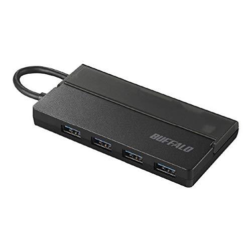 BSH4U130C1BK 「コネクター＆ケーブル収納」 Type-C接続 USBハブ 4ポート