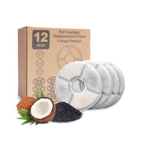 Melzoon 自動給水器 フィルター 個別包装 猫給水器フィルター ペット給水器 自動循環式給水器...