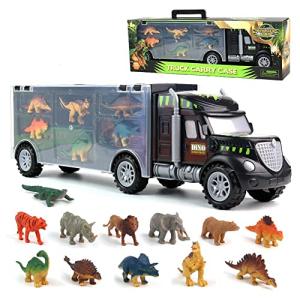 恐竜 おもちゃ 子供の玩具 3 4 5歳 男の子 プレゼント 恐竜 玩具 動物モデル玩具 収納 車 プラモデル 恐竜 車玩具 男の子 女の子 人気 3｜goodzero