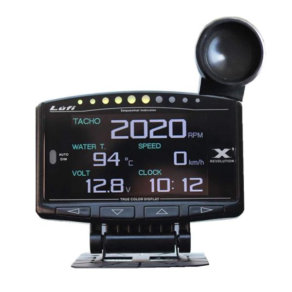 LUFI X1 英語版 OBD 車HUDヘッドアップディスプレイ 最大38種類のデータを表示 多機能...
