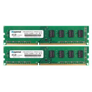 PC3-10600U DDR3 1333mhz 4GBx2枚 1.5V 240pin CL9 Non-ECC デスクトップPC用メモリ｜goodzero