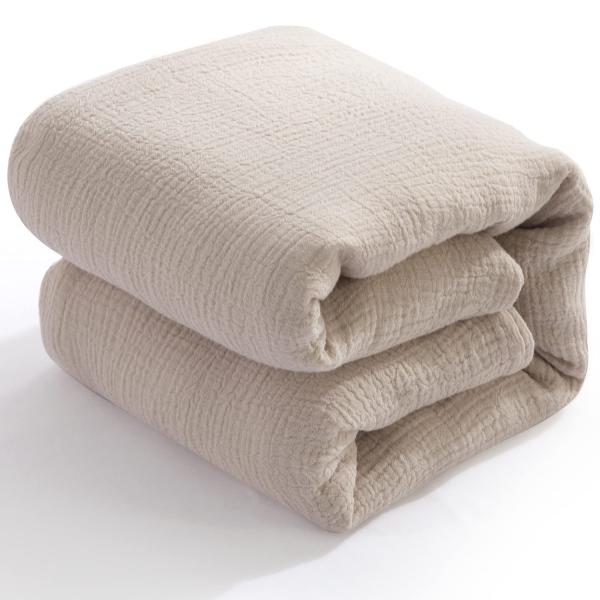 AIFY ガーゼケット 6重ガーゼ シングル 綿100％ 洗える やわらか 夏 肌掛け布団 冷房対策...