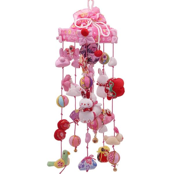 OKBABY つるし雛 つるし飾り 吊るし飾り 吊るし毬 吊るし雛 傘福 雛具 さげもん 雛人形 ひ...