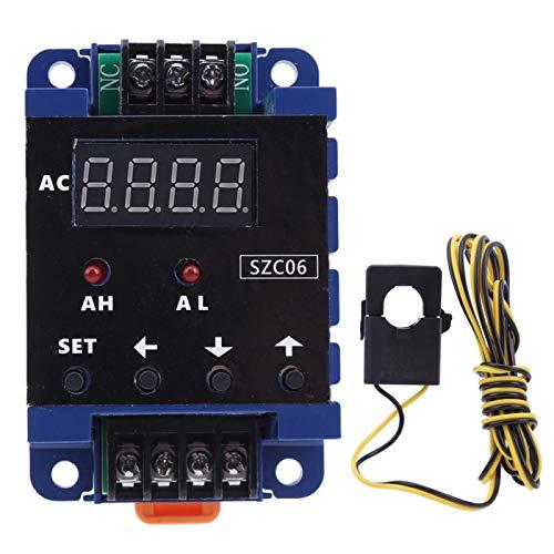 デジタル電流計AC電気メーターSZC06DC8?35V 0.3?50A測定範囲上限下限アラーム遅延リ...