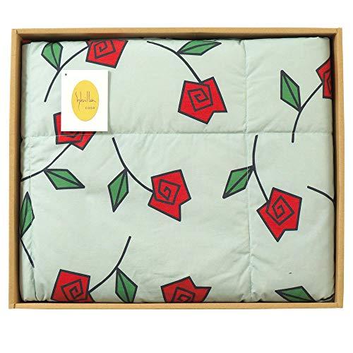 シビラ 肌掛けふとん 肌布団 シングルサイズ 150×210cm (グリーン)