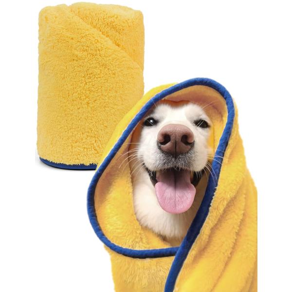Pethroom ペスルーム ペット タオル 超吸水 犬 猫 厚手 スポンジタオル マイクロファイバ...
