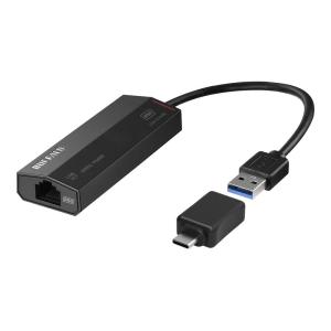 バッファロー 2.5GbE対応 USB LANアダプター TypeAtoC変換コネクタ付属 LUA-U3-A2G/C｜goodzero