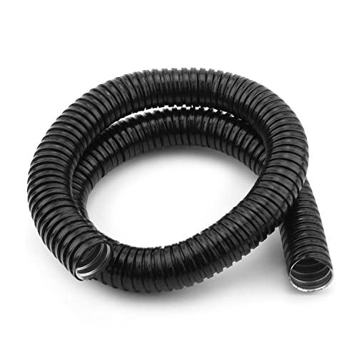 Fielect コルゲートチューブ 電線保護チューブ 内径25mm 1m プラスチック 配線チューブ...