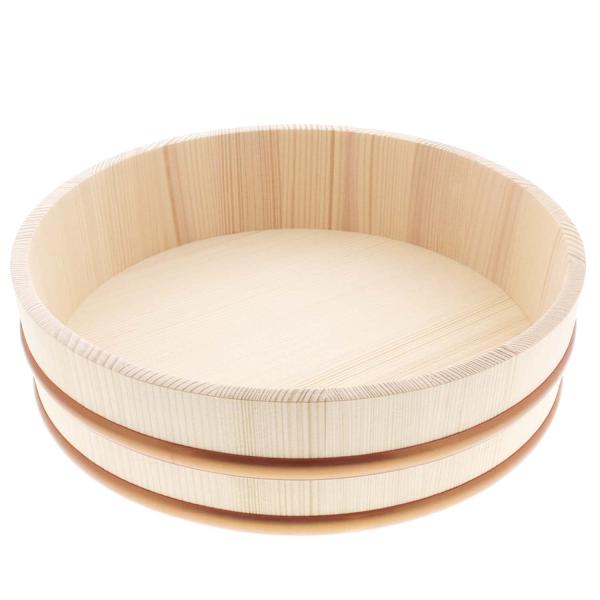 立花容器 寿司桶 プラスチックタガ 飯台 日本製 約39cm 約1升 ナチュラル