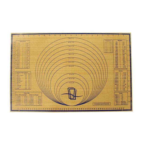 【ママパン】ペストリーロールアウト 585×400mm 1枚 マトファ ベーキングマット シリコン