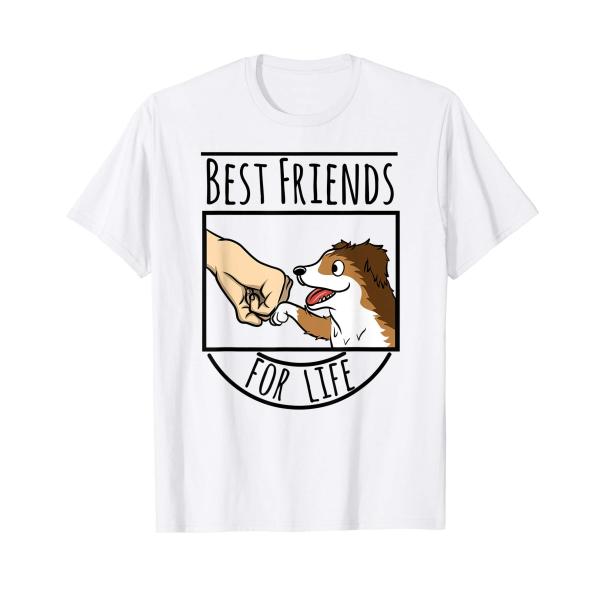親友シェットランド・シープドッグ犬 Tシャツ