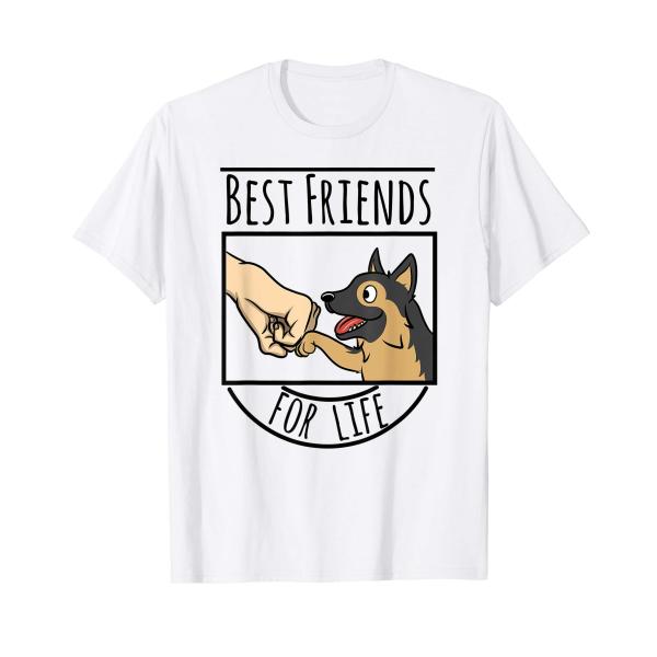 親友ジャーマン・シェパード・ドッグ犬 Tシャツ