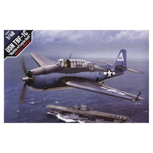 アカデミー 1/48 アメリカ海軍 TBF-1C アベンジャー バトル・オブ・レイテ プラモデル 1...