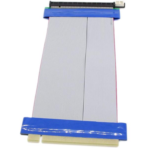 SinLoon pci-e 16x ライザーカード pci-E 16Xオス-16Xメス 延長再配置ケ...