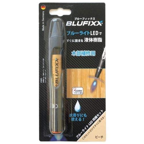ハウスボックス BLUFIXX スマートリペア UV補修材 木部用 ビーチ 7g 木製品のキズや欠け...
