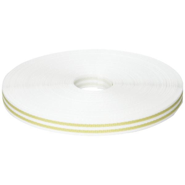 紺屋商事 PPバンド 白金ストライプ色 15mmx50m (手仕事用) 01121514