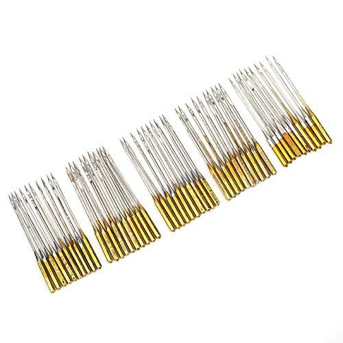 50本の電気ミシン針 SINGER HAX1 65 / 9 75 / 11 90 / 14 100 ...