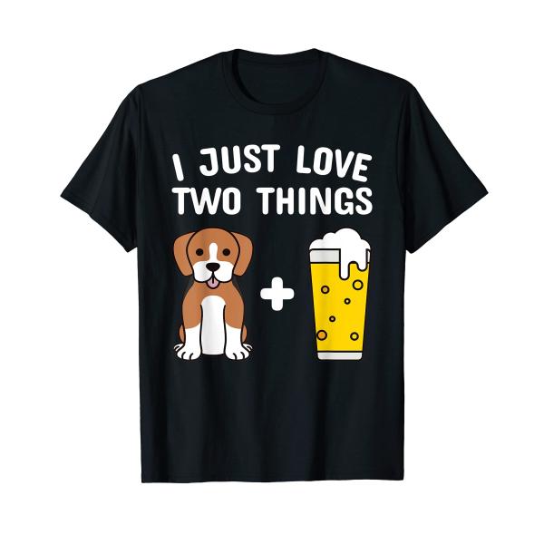ビールビーグル犬 Tシャツ