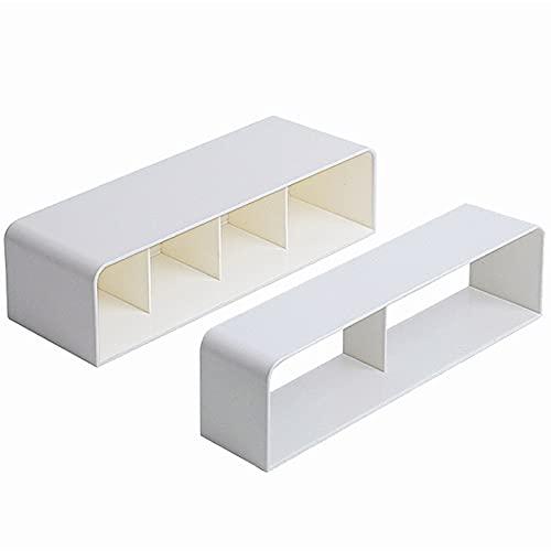 傘立て 玄関扉 壁掛け用 コンパクト スリムタイプ 4本差し (カラー 白)