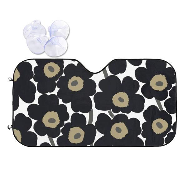 花柄 花柄 サンシェード 車 遮光 遮熱 車用 サンシェード uvカット 日よけ 車中泊 プライバシ...