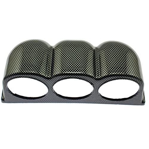 Speed mao 汎用 3連 トリプル ピラーメーター パネル ホルダー 60mm カーボン柄