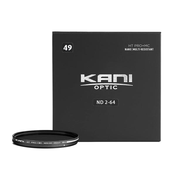 KANI バリアブル ND2-64 49mm / 可変NDフィルター 減光フィルター 動画 49mm