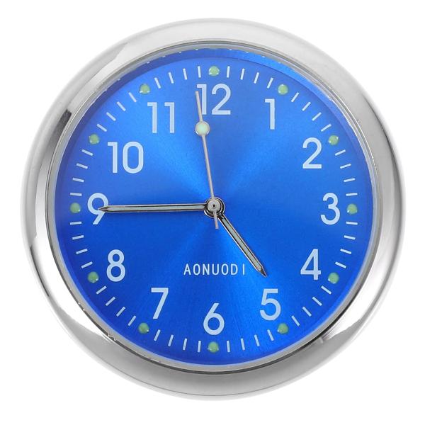 ledmomo 車時計 小型 取付簡単 蓄光 強耐久性 高い透明性