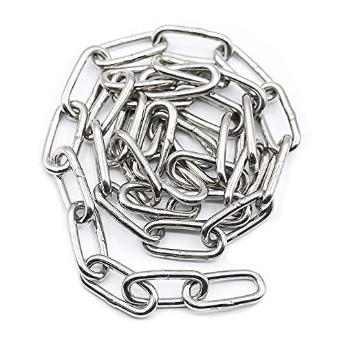 【ステンレス リンクチェーン 5mm】5m/10m/20m/30m 304 鎖 防犯 盗難 転倒防止...