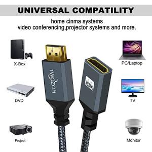 Twozoh HDMI延長ケーブル HDMIオ...の詳細画像1