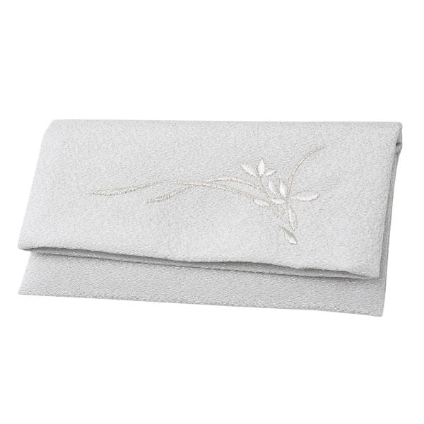 女性用 数珠袋 レディース 二つ折 ちりめん 刺?入 京念珠 念珠入れ ポーチ ケース 外箱付 日本...