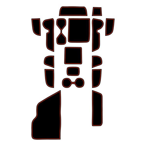 LYZER ラバーマット ラバット RV5 ヴェゼル レッド GS2087