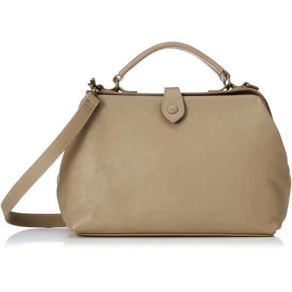 [ピークスピーク] レザ-バッグ レザーバッグ レディース GRY