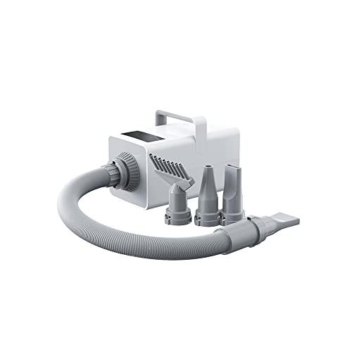 ペット ドライヤー 犬用 ドライヤー 大型犬 業務用 タッチパネル操作 4種ノズル 風量/温度調整(...