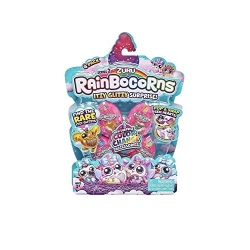 Zuru Rainbocorns 4パック Itzy Glitzy Surprise シリーズ2