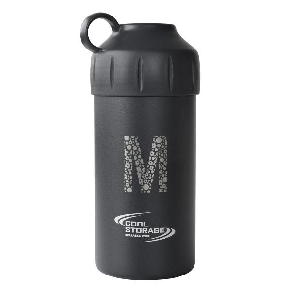 おもしろ名札工房 イニシャル ペットボトルクーラー 500mL 600mL フラワー (M)