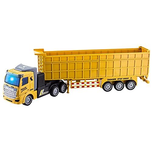 童友社 27MHz 1/48 大型トレーラーRC ダンプトレーラー 電動ラジオコントロール QH20...
