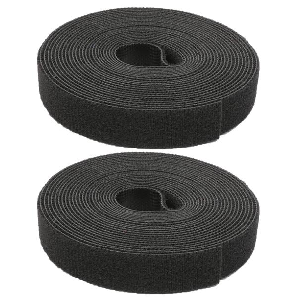 Tigre Amore 面ファスナー 結束バンド コード まとめる 黒 10メートル （5M×2個）...