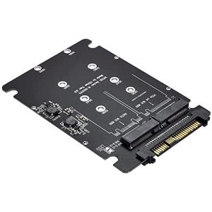 SATA M.2 SSD to SAS & NVMe M.2 NGFF SSD to U.2 SFF-8639 変換 アダプター 2 in 1 Com｜goodzero