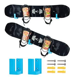 XCMAN Snowboard Wall Display Rack Hanger スノーボード壁掛け用アームラック スケートボード用収納フック、強化ラ｜goodzero