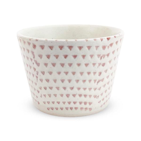 J-kitchens 勲山窯 そばちょこ (カップ) 225cc 波佐見焼 日本製 粉引カンナ レッ...