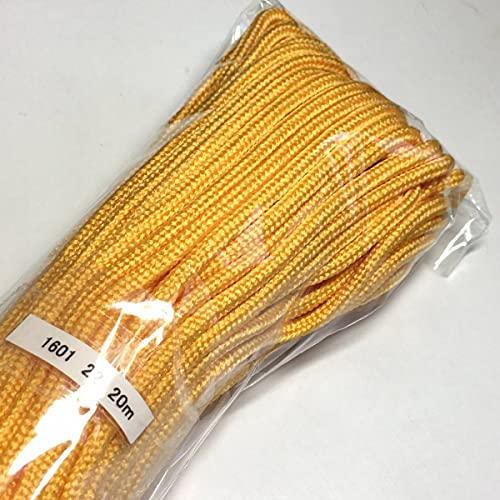 アクリル紐（ひも）カラーひも（スピンドルコード・ひも）中細 約3.2mm 20ｍ（1601） (22...