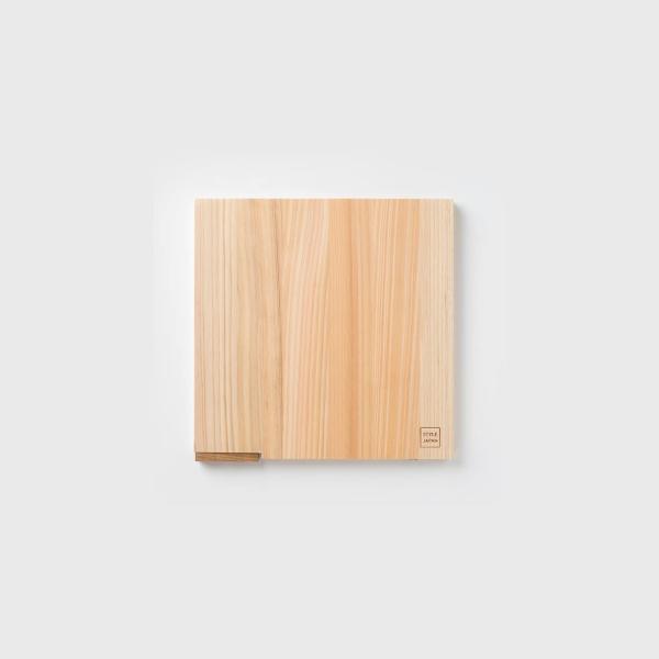 STYLE JAPAN スタイルジャパン 小さな立つまな板 高知県産四万十ひのき 正方形 W20×D...