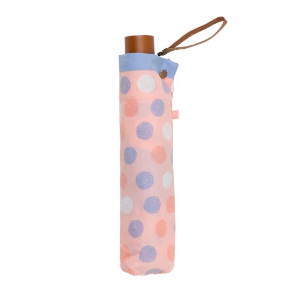 marie claire(マリ・クレール)/PARIS ドット柄 ミニ折傘 ピンク 55cm 婦人 ...